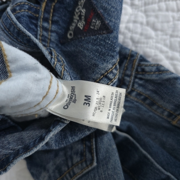 OshKosh Denim Overalls Unisex - Picture 5 of 6